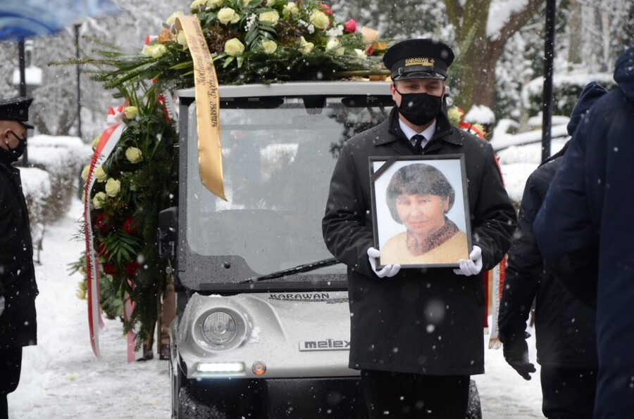 Uroczystość pogrzebowa śp. Aleksandry Szemioth. fot. Żaneta Wierzgacz IPN