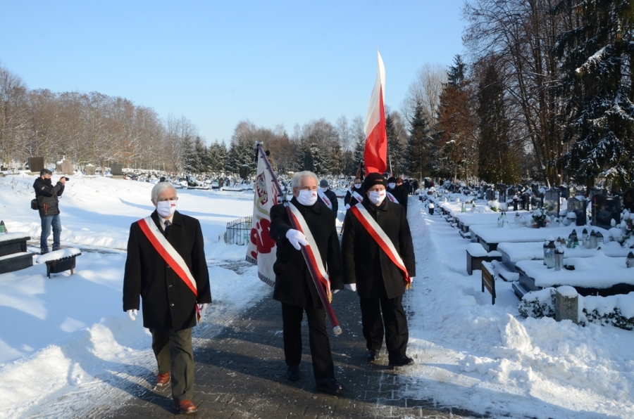 Kraków, 18.01.2021. Uroczystości pogrzebowe Kazimierza Kubraka. Fot. Janusz Ślęzak (IPN)