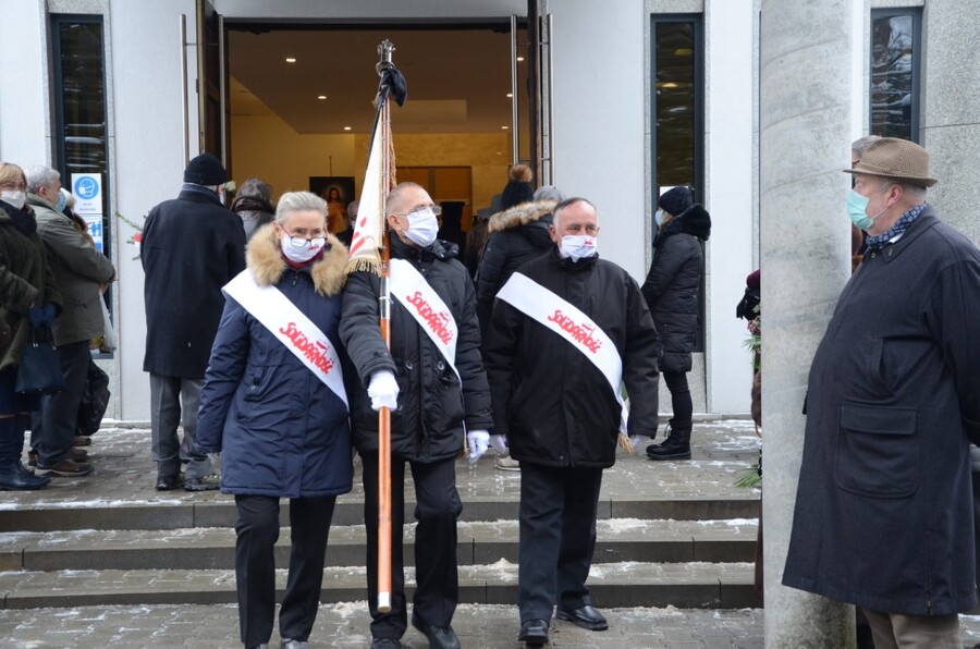 Pożegnanie Andrzeja Ossowskiego - fot. Żaneta Wierzgacz IPN