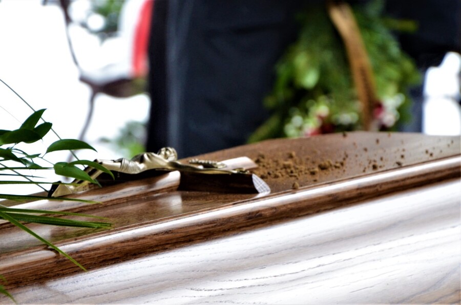 Pożegnanie Andrzeja Ossowskiego - fot. Żaneta Wierzgacz IPN