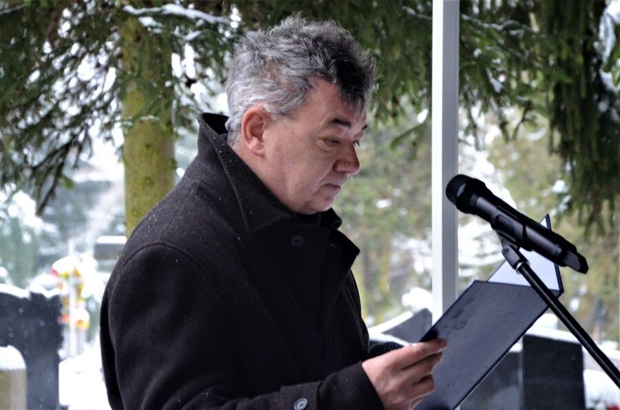 Pożegnanie Andrzeja Ossowskiego - fot. Żaneta Wierzgacz IPN