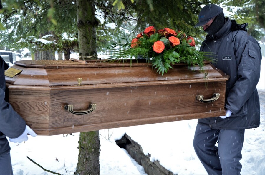 Pożegnanie Andrzeja Ossowskiego - fot. Żaneta Wierzgacz IPN