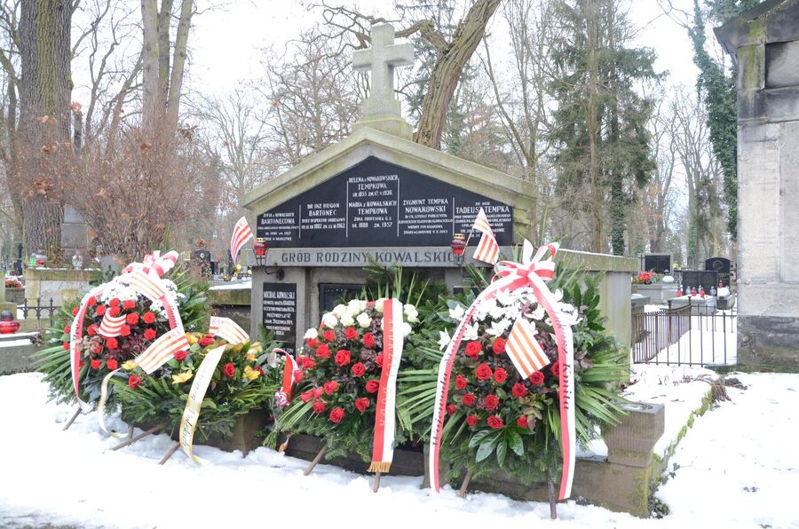 23.01.2021 w Krakowie uczczono 130. rocznicę urodzin Zygmunta Nowakowskiego. Fot. Janusz Ślęzak (IPN)