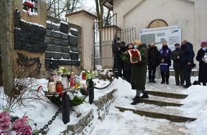 10.02.2021 w Kielcach upamiętniono ofiary pierwszej masowej deportacji na Syberię. Fot. Katarzyna Pronobis (IPN)