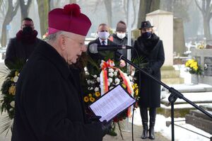 18.02.2021, Kraków. 80. rocznica śmierci Karola Wojtyły seniora. Fot. Janusz Ślęzak (IPN)