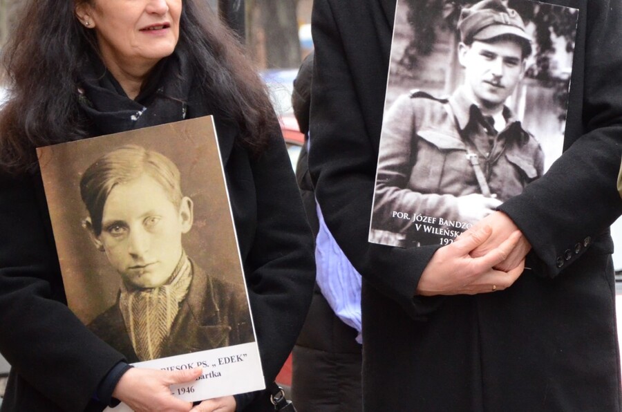 Narodowy Dzień Pamięci Żołnierzy Wyklętych w Krakowie fot. Żaneta Wierzgacz