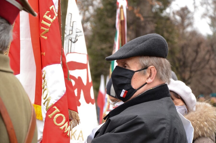 Narodowy Dzień Pamięci Żołnierzy Wyklętych w Krakowie fot. Żaneta Wierzgacz