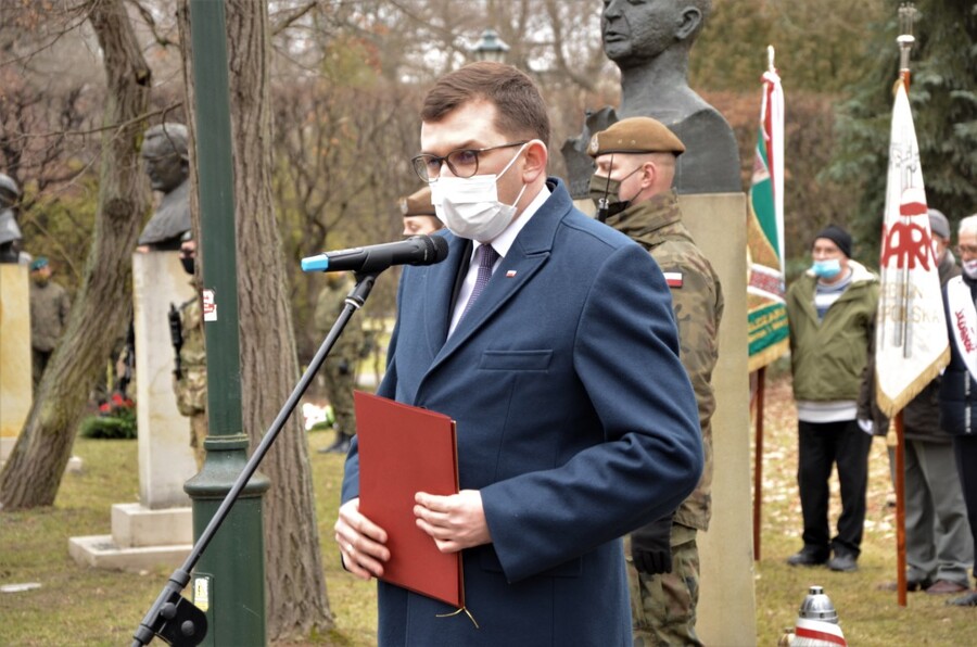 Narodowy Dzień Pamięci Żołnierzy Wyklętych w Krakowie fot. Żaneta Wierzgacz