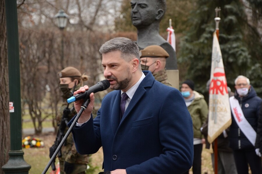 Narodowy Dzień Pamięci Żołnierzy Wyklętych w Krakowie fot. Żaneta Wierzgacz