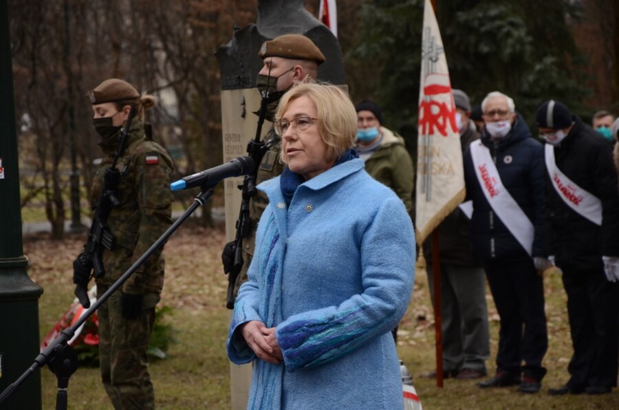 Narodowy Dzień Pamięci Żołnierzy Wyklętych w Krakowie fot. Żaneta Wierzgacz