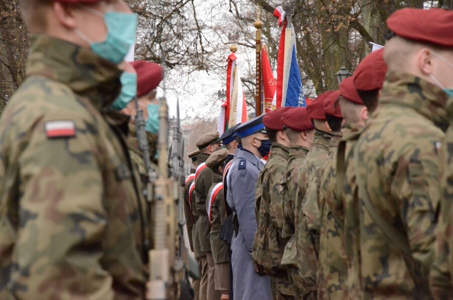 Narodowy Dzień Pamięci Żołnierzy Wyklętych w Krakowie fot. Żaneta Wierzgacz