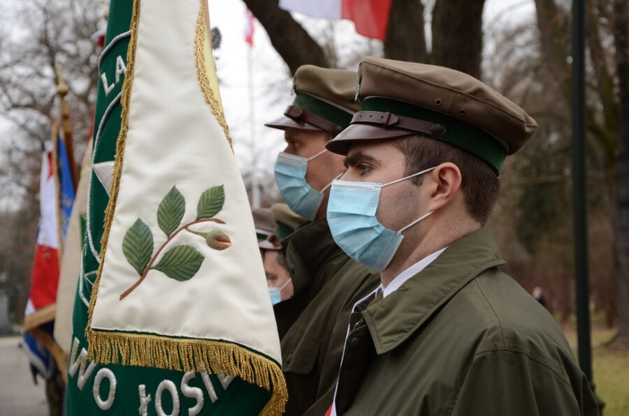 Narodowy Dzień Pamięci Żołnierzy Wyklętych w Krakowie fot. Żaneta Wierzgacz
