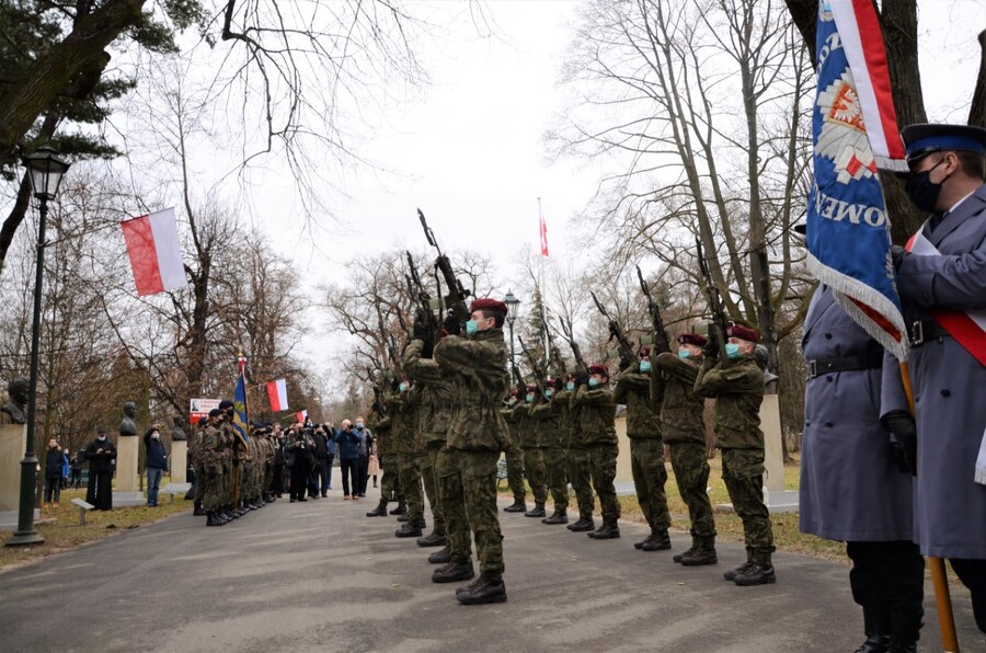 Narodowy Dzień Pamięci Żołnierzy Wyklętych w Krakowie fot. Żaneta Wierzgacz