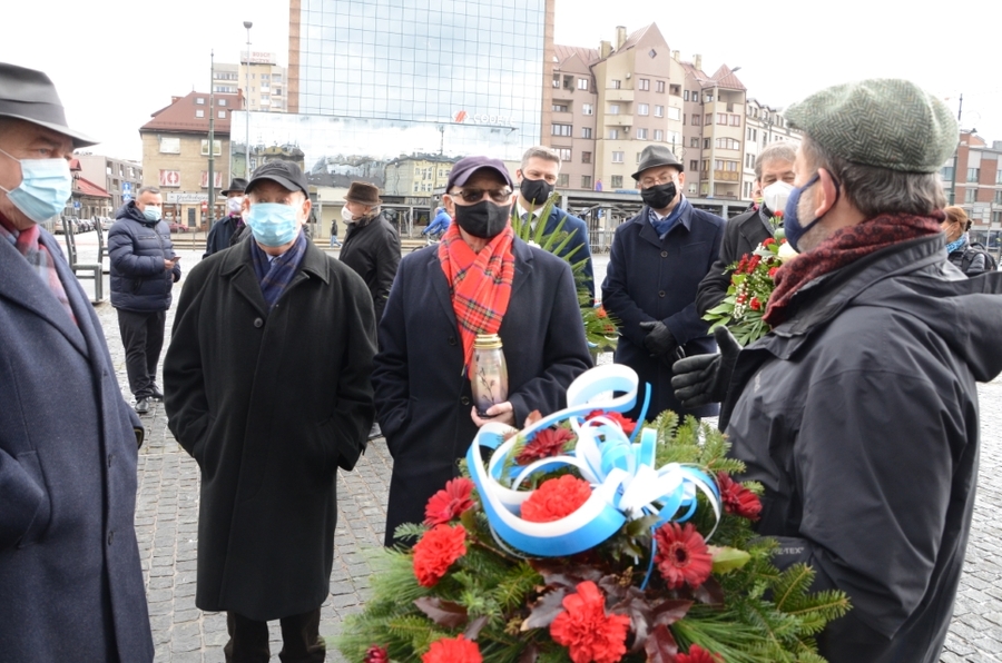 12.03.2021. Uroczystości w przeddzień 78. rocznicy likwidacji krakowskiego getta. Fot. Janusz Ślęzak (IPN)