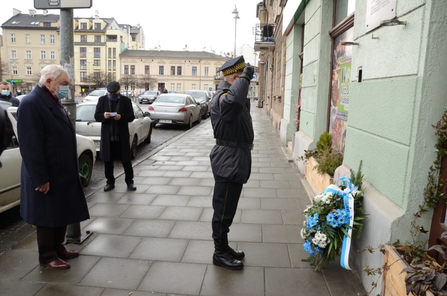 12.03.2021. Uroczystości w przeddzień 78. rocznicy likwidacji krakowskiego getta. Fot. Janusz Ślęzak (IPN)