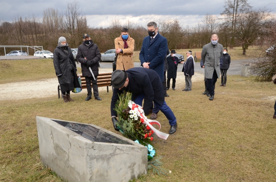 12.03.2021. Uroczystości w przeddzień 78. rocznicy likwidacji krakowskiego getta. Fot. Janusz Ślęzak (IPN)