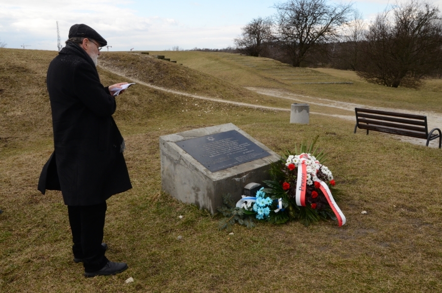 12.03.2021. Uroczystości w przeddzień 78. rocznicy likwidacji krakowskiego getta. Fot. Janusz Ślęzak (IPN)