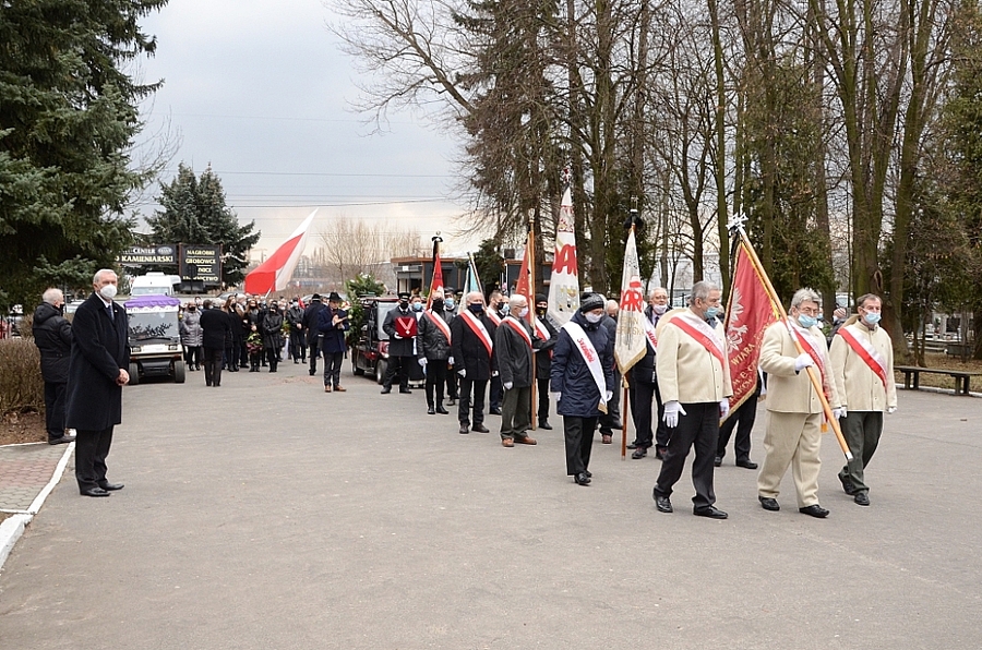 Kraków, 15.03.2021. Pogrzeb Zbigniewa Ferczyka. Fot. Janusz Ślęzak (IPN)