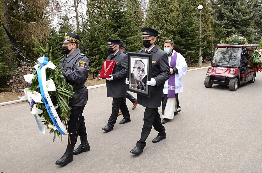 Kraków, 15.03.2021. Pogrzeb Zbigniewa Ferczyka. Fot. Janusz Ślęzak (IPN)