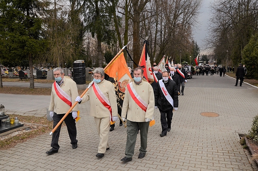 Kraków, 15.03.2021. Pogrzeb Zbigniewa Ferczyka. Fot. Janusz Ślęzak (IPN)