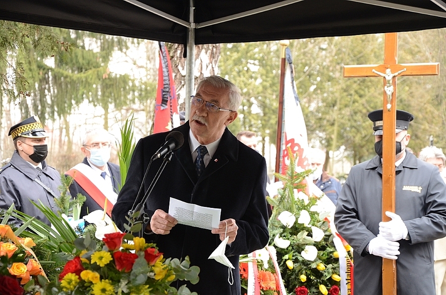 Kraków, 15.03.2021. Pogrzeb Zbigniewa Ferczyka. Fot. Janusz Ślęzak (IPN)