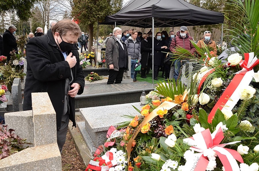 Kraków, 15.03.2021. Pogrzeb Zbigniewa Ferczyka. Fot. Janusz Ślęzak (IPN)