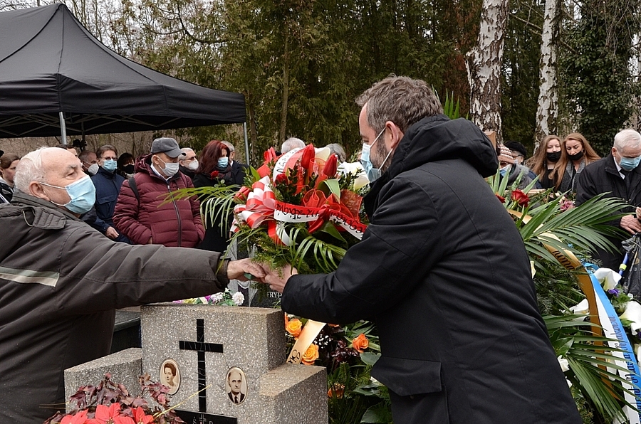 Kraków, 15.03.2021. Pogrzeb Zbigniewa Ferczyka. Fot. Janusz Ślęzak (IPN)