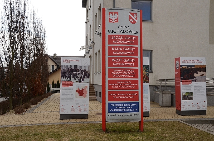 17.03.2021, Michałowice. Otwarcie wystawy „Polski gen wolności. 150 lat walk o Niepodległość”. Fot. Janusz Ślęzak (IPN)