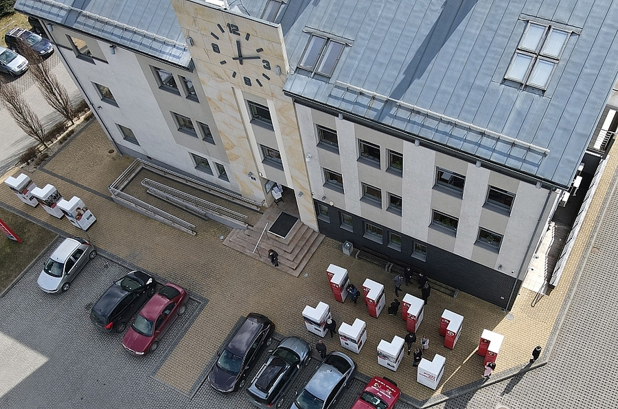 17.03.2021, Michałowice. Otwarcie wystawy „Polski gen wolności. 150 lat walk o Niepodległość”. Fot. Janusz Ślęzak (IPN)