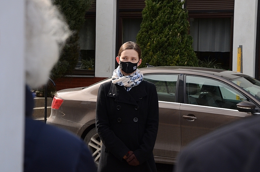 17.03.2021, Michałowice. Otwarcie wystawy „Polski gen wolności. 150 lat walk o Niepodległość”. Fot. Janusz Ślęzak (IPN)