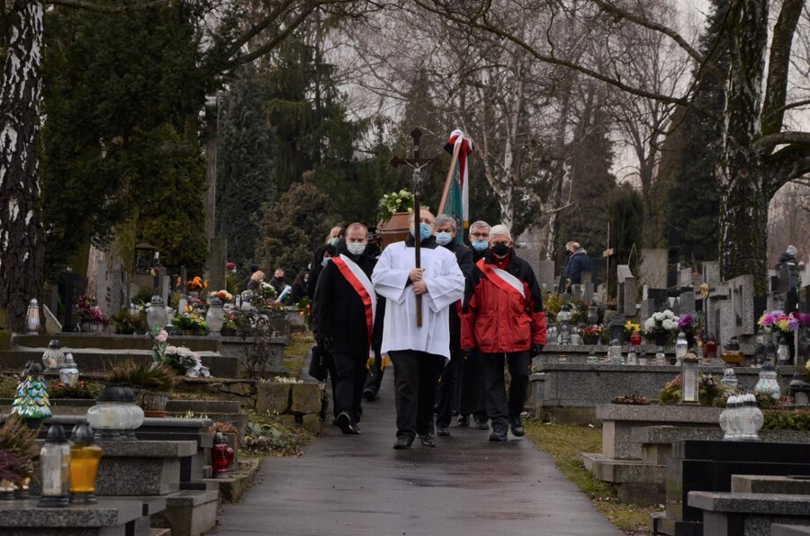 Uroczystości pogrzebowe śp. Amelii Dunin, fot. Żaneta Wierzgacz IPN