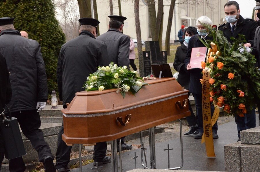 Uroczystości pogrzebowe śp. Amelii Dunin, fot. Żaneta Wierzgacz IPN