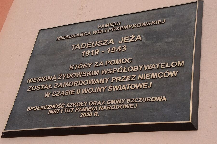 24.03.2021, Zaborów. Narodowy Dzień Pamięci Polaków ratujących Żydów. Fot. Janusz Ślęzak (IPN)