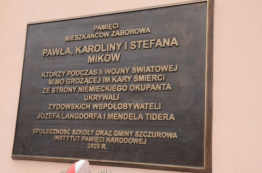 24.03.2021, Zaborów. Narodowy Dzień Pamięci Polaków ratujących Żydów. Fot. Janusz Ślęzak (IPN)
