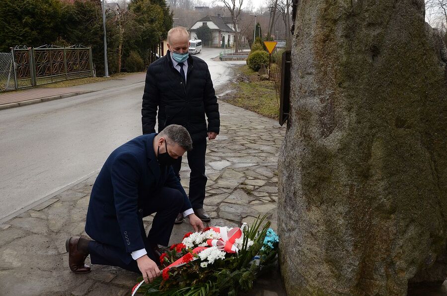 24.03.2021, Gruszów. Narodowy Dzień Pamięci Polaków ratujących Żydów. Fot. Janusz Ślęzak (IPN)