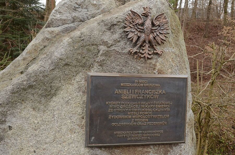 24.03.2021, Gruszów. Narodowy Dzień Pamięci Polaków ratujących Żydów. Fot. Janusz Ślęzak (IPN)