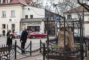 24.03.2021, Kraków. Narodowy Dzień Pamięci Polaków ratujących Żydów. Fot. Agnieszka Masłowska (IPN)