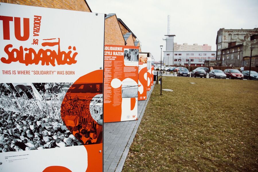 Ostrowiec Świętokrzyski. Wystawa „TU rodziła się Solidarność”. Fot. Stanisław Dunin-Borkowski