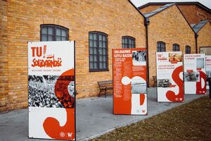 Ostrowiec Świętokrzyski. Wystawa „TU rodziła się Solidarność”. Fot. Stanisław Dunin-Borkowski