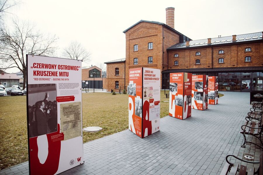 Ostrowiec Świętokrzyski. Wystawa „TU rodziła się Solidarność”. Fot. Stanisław Dunin-Borkowski