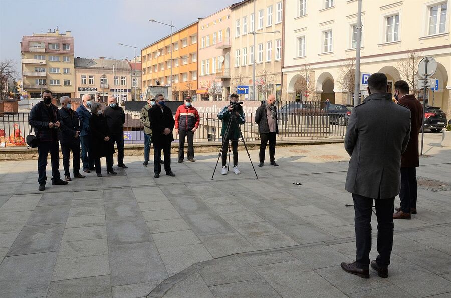 26.03.2021, Gorlice. Wystawa „TU rodziła się »Solidarność«”. Fot. Janusz Ślęzak (IPN)