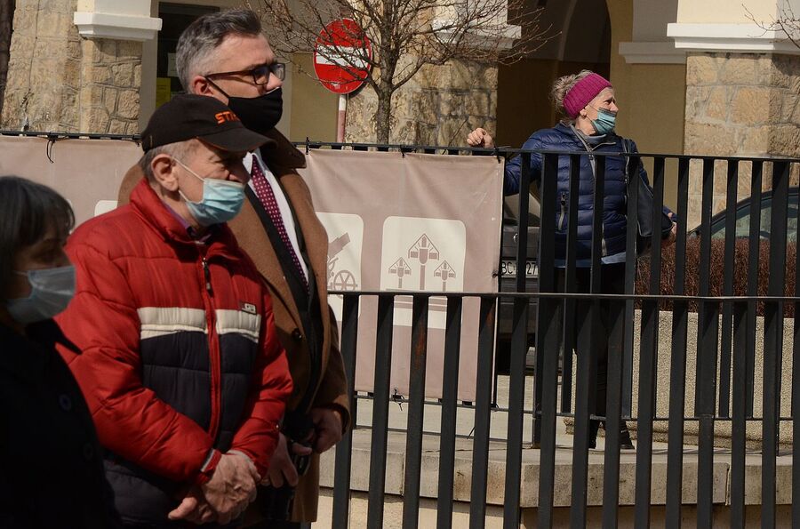 26.03.2021, Gorlice. Wystawa „TU rodziła się »Solidarność«”. Fot. Janusz Ślęzak (IPN)