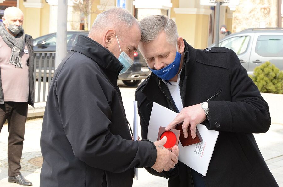 26.03.2021, Gorlice. Wystawa „TU rodziła się »Solidarność«”. Fot. Janusz Ślęzak (IPN)