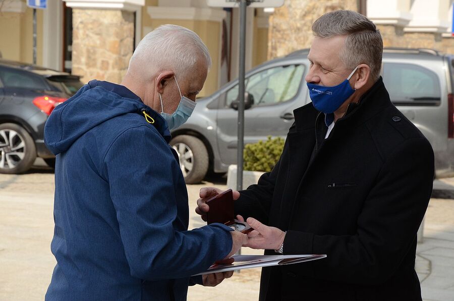 26.03.2021, Gorlice. Wystawa „TU rodziła się »Solidarność«”. Fot. Janusz Ślęzak (IPN)