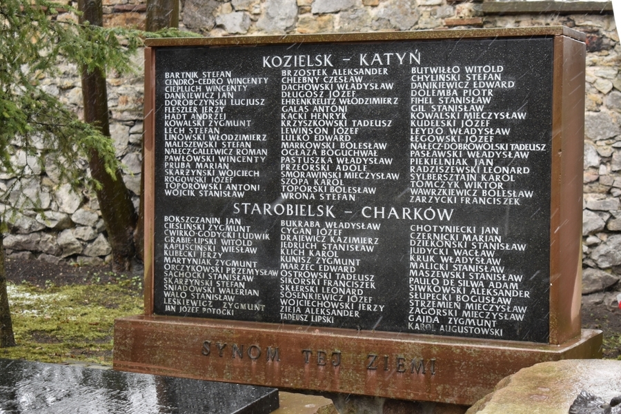 13.04.2021 w Kielcach upamiętniono 81. rocznicę zbrodni katyńskiej. Fot. Katarzyna Pronobis (IPN)