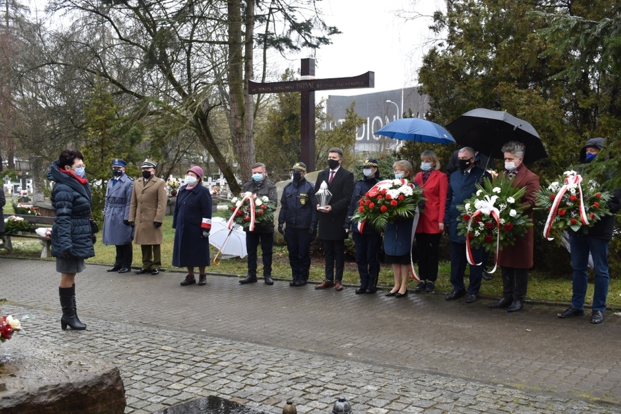 13.04.2021 w Kielcach upamiętniono 81. rocznicę zbrodni katyńskiej. Fot. Katarzyna Pronobis (IPN)