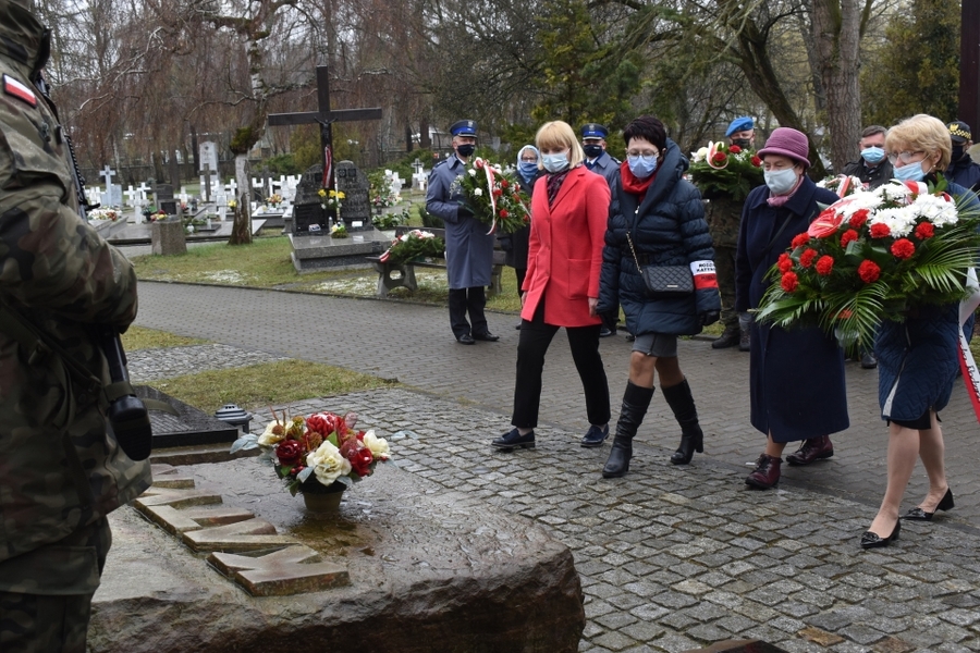 13.04.2021 w Kielcach upamiętniono 81. rocznicę zbrodni katyńskiej. Fot. Katarzyna Pronobis (IPN)