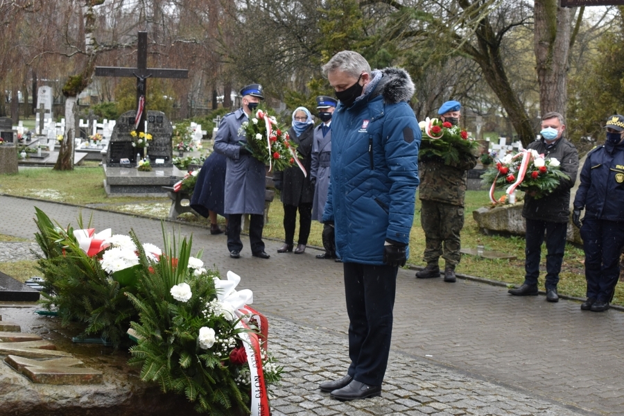 13.04.2021 w Kielcach upamiętniono 81. rocznicę zbrodni katyńskiej. Fot. Katarzyna Pronobis (IPN)