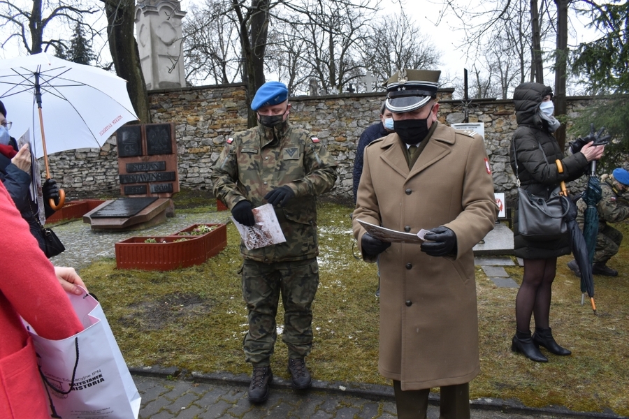 13.04.2021 w Kielcach upamiętniono 81. rocznicę zbrodni katyńskiej. Fot. Katarzyna Pronobis (IPN)