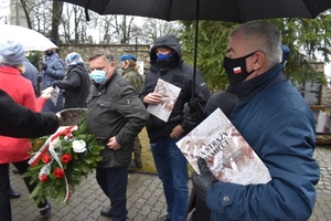 13.04.2021 w Kielcach upamiętniono 81. rocznicę zbrodni katyńskiej. Fot. Katarzyna Pronobis (IPN)